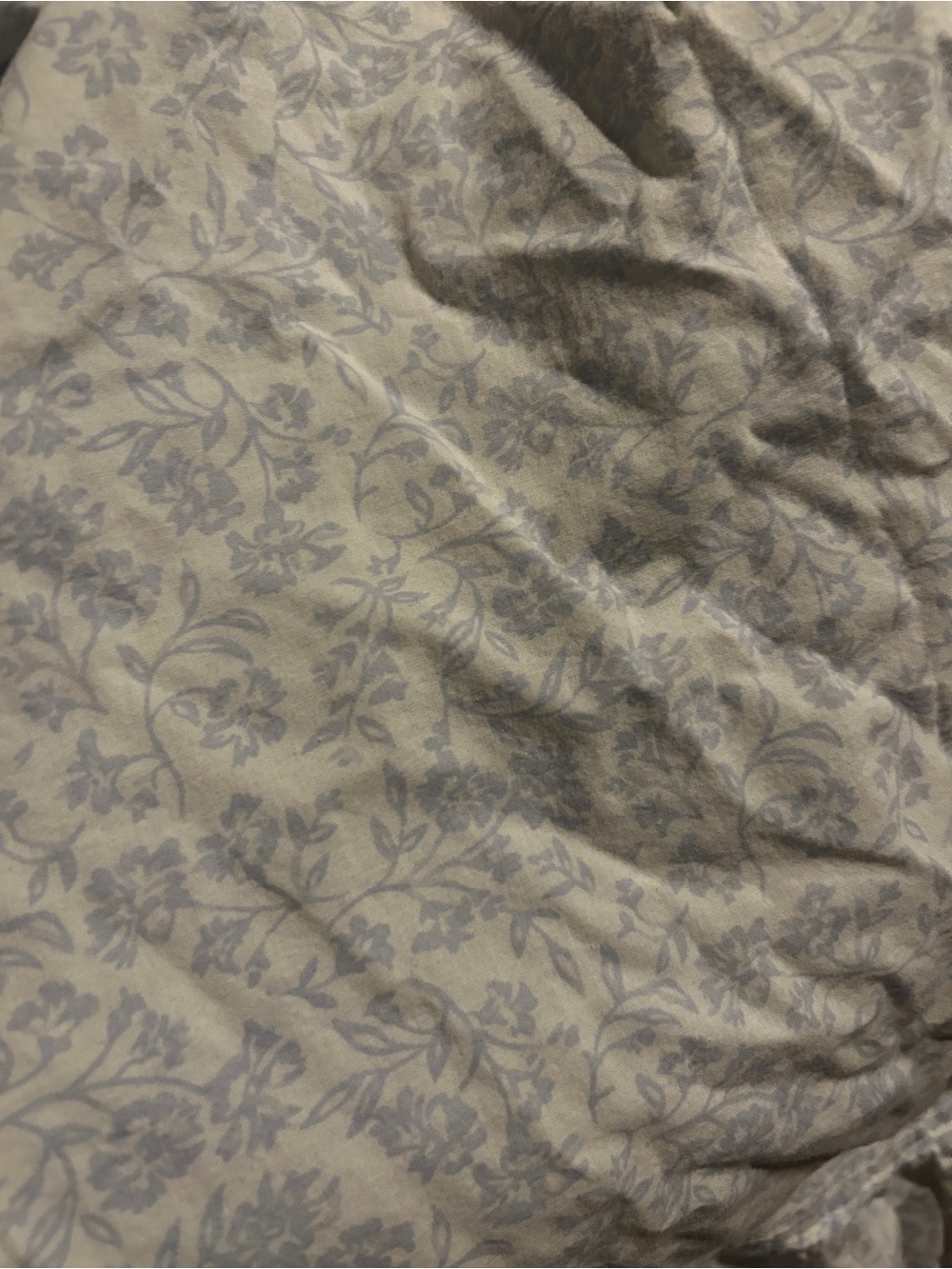 Eileen West White Floral Maxi night gown with Lace Trim - Picture 3 of 6